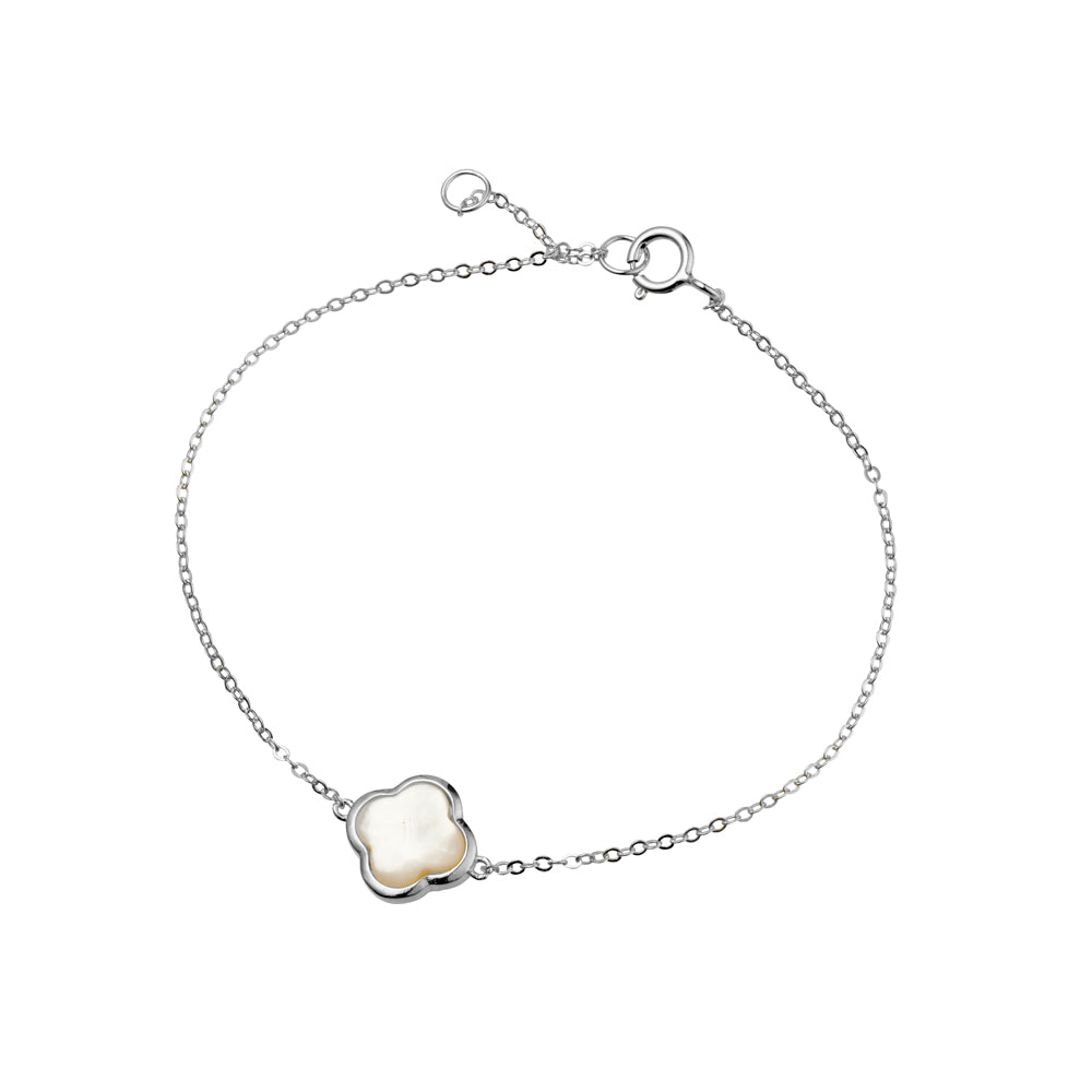 Mother of Pearl Flower Bracelet
