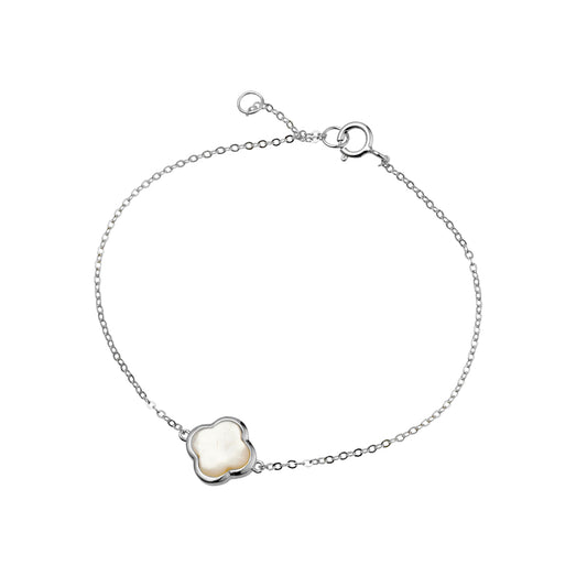Mother of Pearl Flower Bracelet