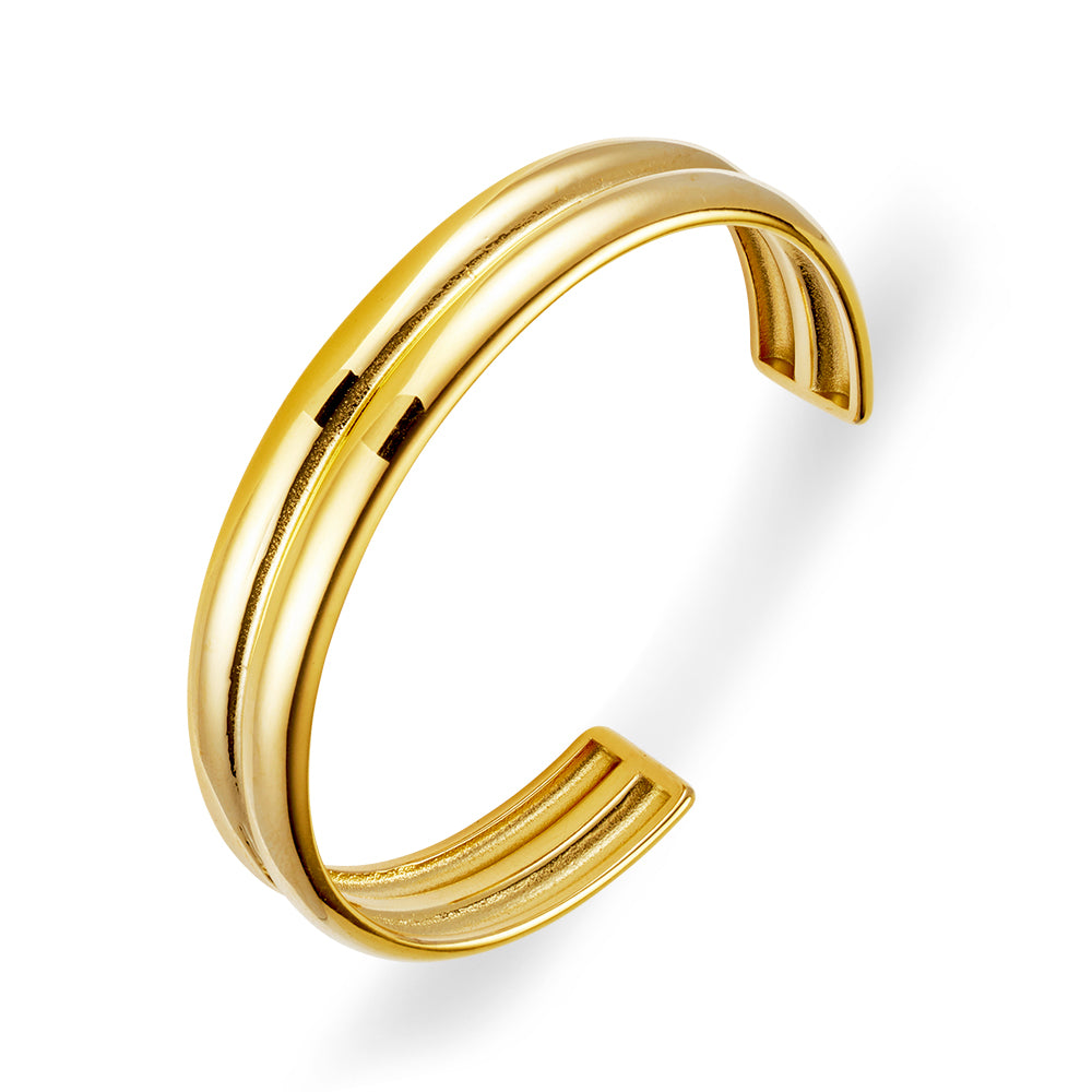 Layered Cuff Bangle