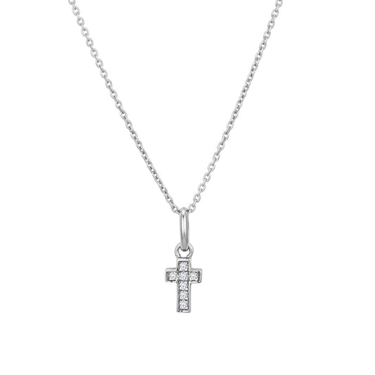 Petite Cross Pendant Necklace