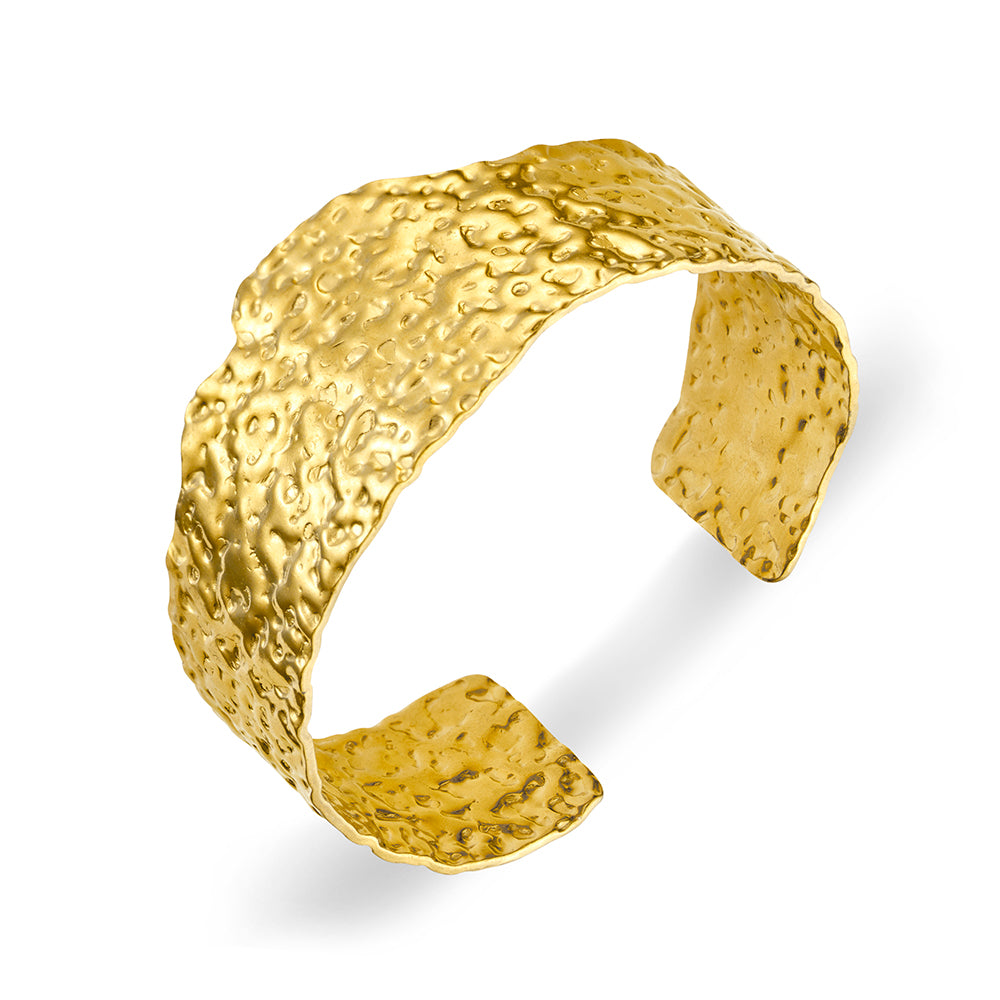 Textured Cuff Bangle