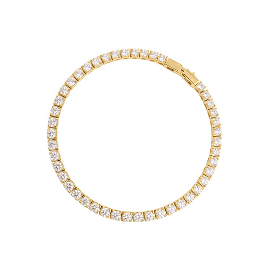 Classic CZ Tennis Bracelet in gold