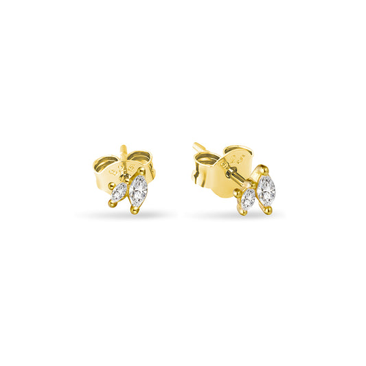 Clustered Stone Earring