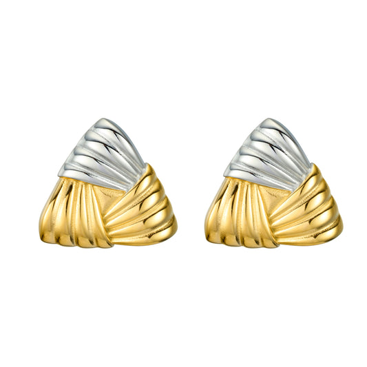 Two-Toned Knot Studs