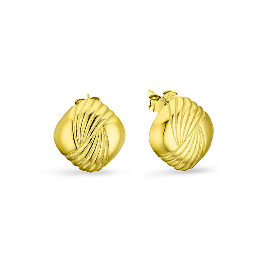 Textured Diamond Studs