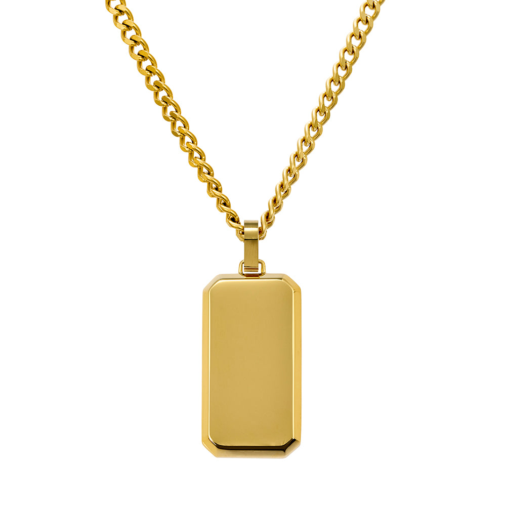 Cuban Link Dog Tag Necklace