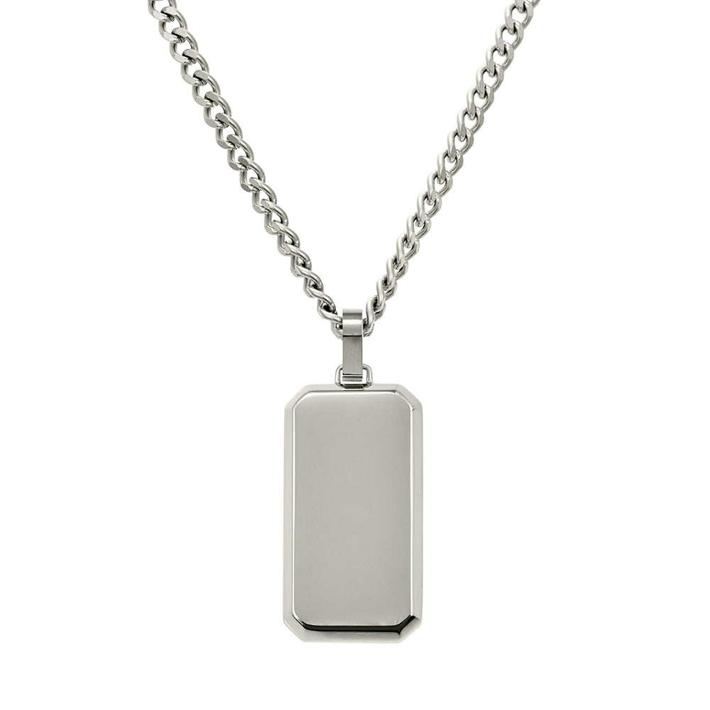 Cuban Link Dog Tag Necklace