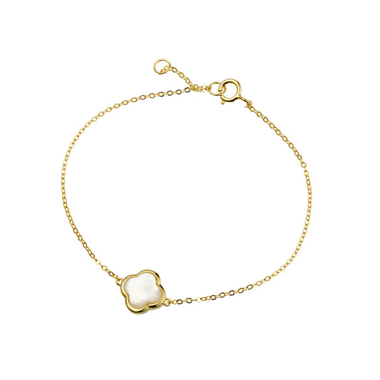 Mother of Pearl Flower Bracelet