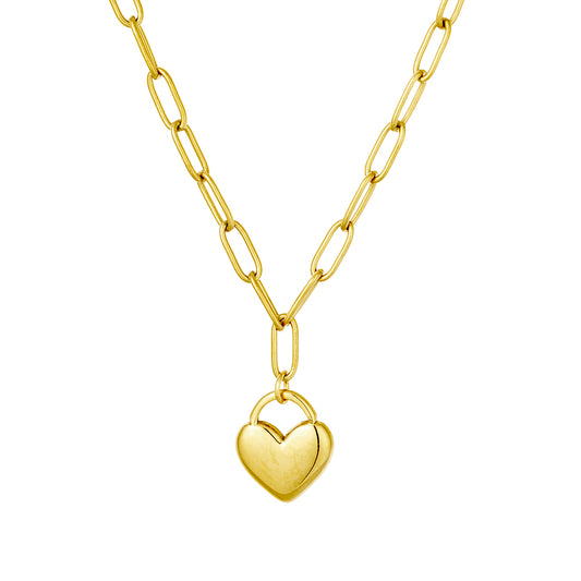 Padlock heart Necklace