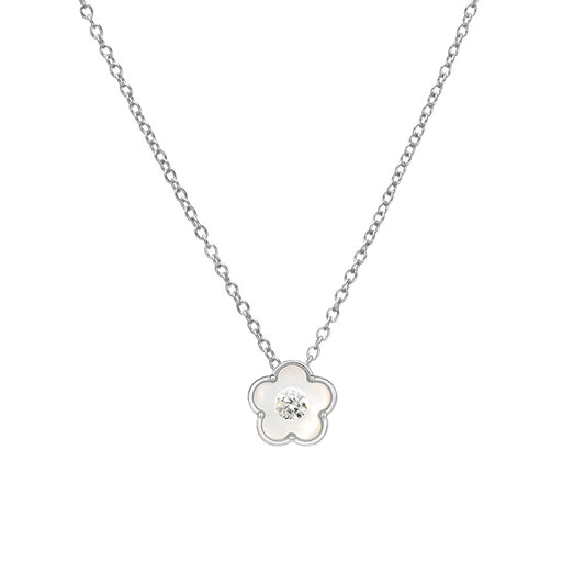Fleur Mother of Pearl Pendant Necklace