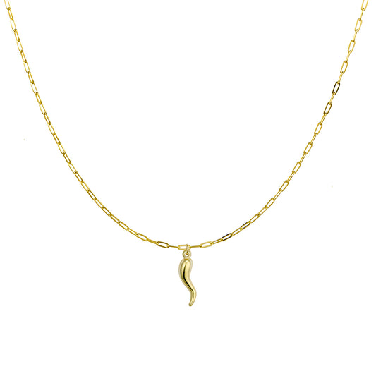 Cornicello Linked Chain Necklace