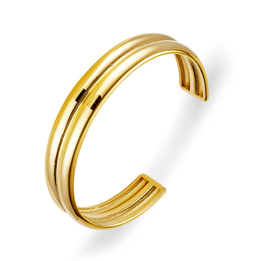 Layered Cuff Bangle